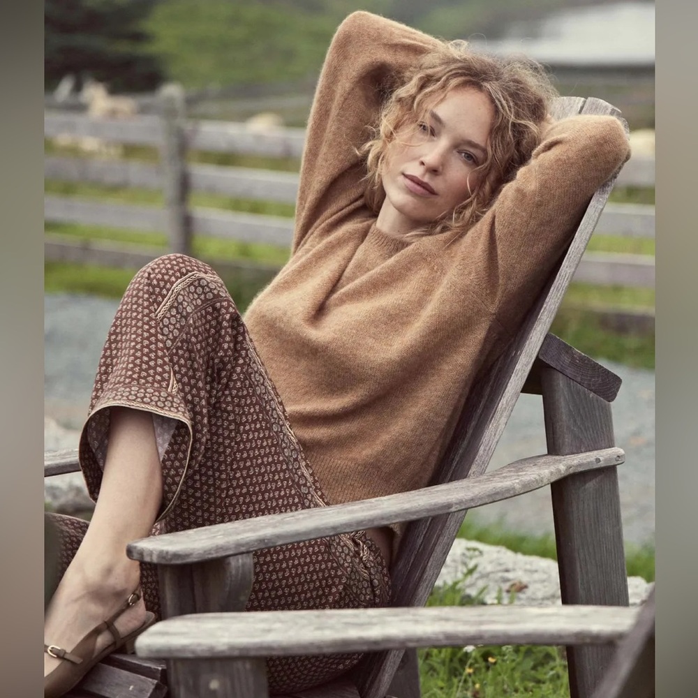 DÔEN Marsena Sweater in Hazelnut | Size M